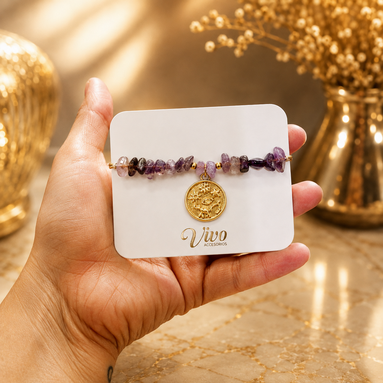 Pulsera Paz y Paciencia – Amatista
